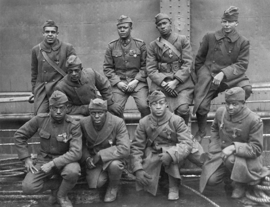 Black soldiers fight in WWI
